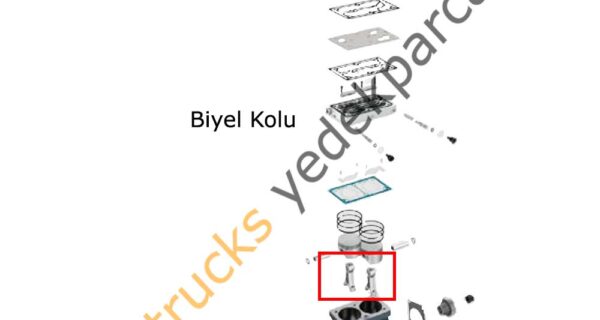 Kompresör Biyel Kolu, Mercedes Benz, OM457- 7300 850 001