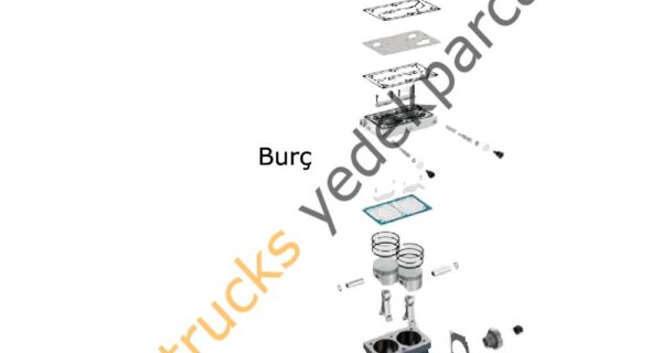 Kompresör Burç, 7400 850 002, WABCO-911 553 204 4