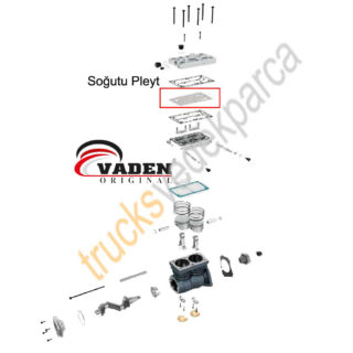 Çift Silindir Kompresör Soğutucu Pleyt-1100250350