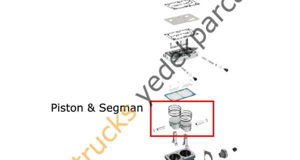 Piston, Segman, 85mm – 7000 851 100 – WABCO 911 501 624 2