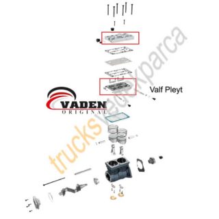 Çift Silindir Kompresör Valf Pleyt 11 25 12
